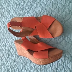 Clarks Coral Wedge Sandals
